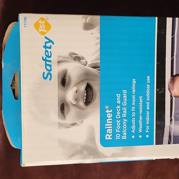 Safety 1st Other New Safety St 1 Deckbalcony Rail Guard Weather Resistant Indoor Outdoor